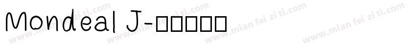 Mondeal J字体转换